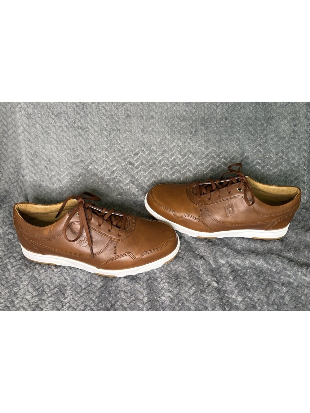 Footjoy Spikeless Golf Shoes Size 8 Brown Leather  51514 XW
